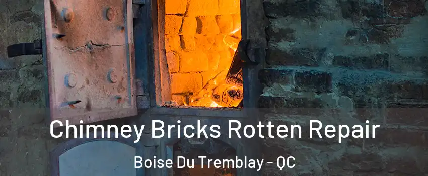  Chimney Bricks Rotten Repair Boise Du Tremblay - QC