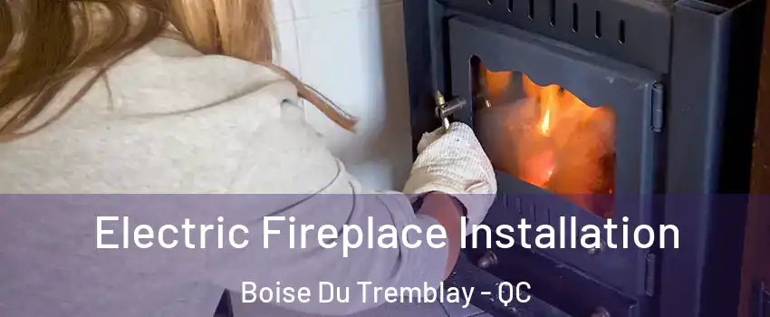  Electric Fireplace Installation Boise Du Tremblay - QC