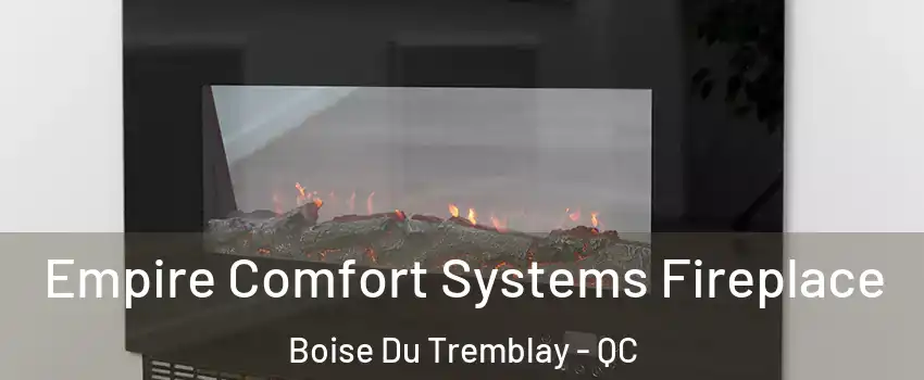 Empire Comfort Systems Fireplace Boise Du Tremblay - QC