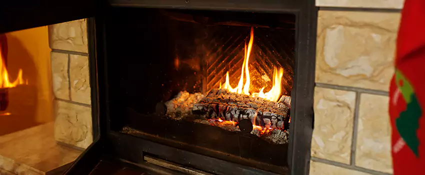 Commercial Prefabricated Fireplace Replacement in Longueuil, Quebec