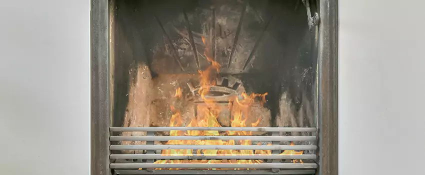 Travis Industries Linear Gas Fireplace Installation in Longueuil, Quebec