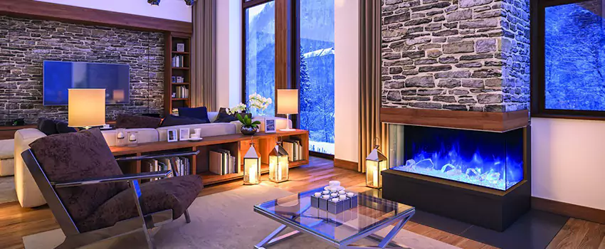 Dynamic Flame Color Fireplace Installation in Longueuil, QC