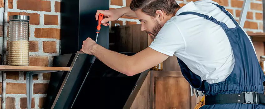 Old Rusted Metal Fireplace Repair And Replacement in Longueuil, QC