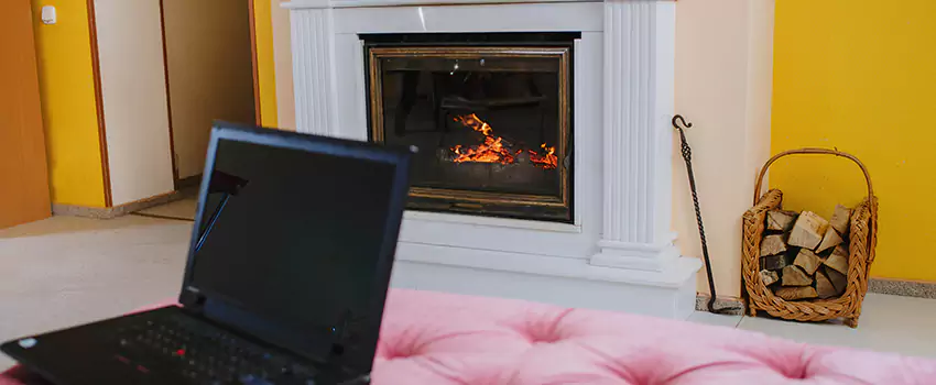 Valor Outdoor Gas Fireplace in Longueuil, Quebec