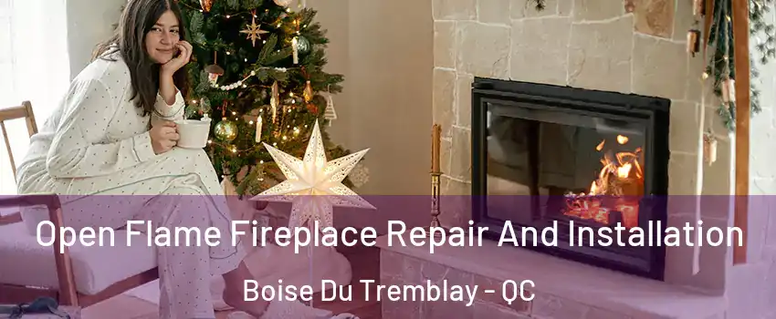  Open Flame Fireplace Repair And Installation Boise Du Tremblay - QC