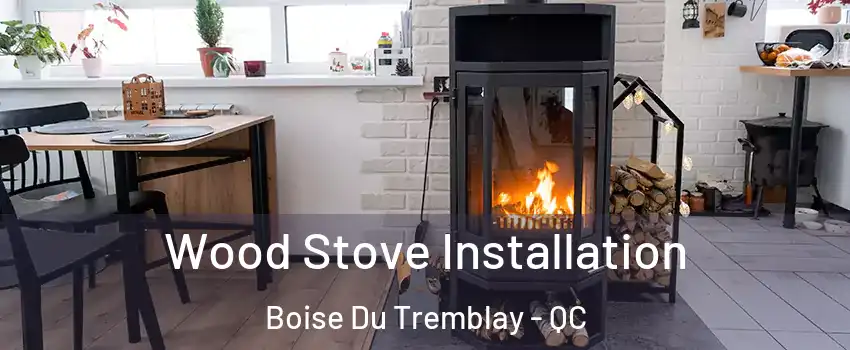  Wood Stove Installation Boise Du Tremblay - QC